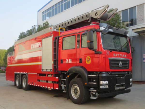 重汽泵浦消防車(遠程供水+水帶敷設)